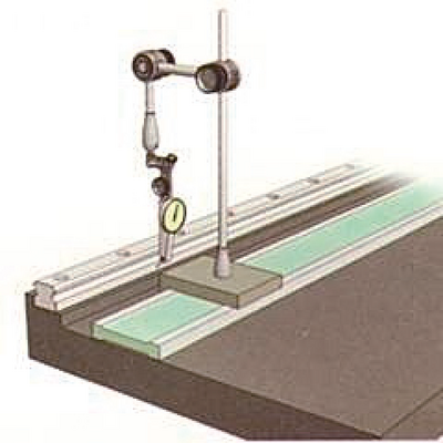 Example illustration - mounting with a straightedge.