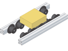 Application example for track rollers