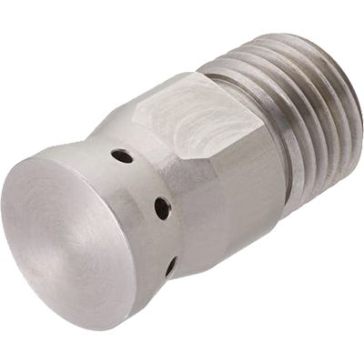 Example: AEDAB stainless steel spray nozzle - 15° backward spray direction