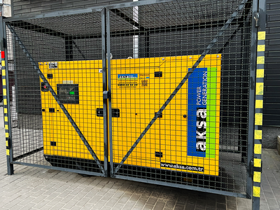 Protective enclosure with door