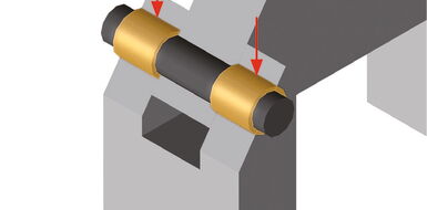 Plain Bearing Usage in Clamp Arm