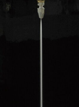 Example illustration of a nozzle with a narrow spray angle