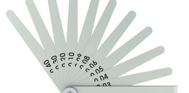 Example of a feeler gauge