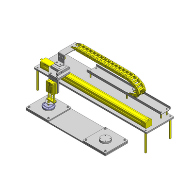 Example illustration - Energy chain on a guide channel
