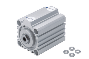 Example of a MISUMI compact cylinder