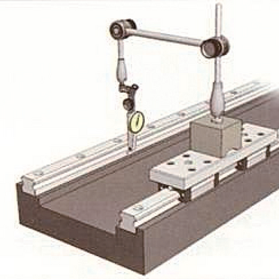 Example illustration - mounting with a second straightedge.