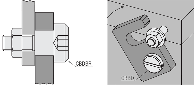 Example illustration - Reamer bolt with fastening element