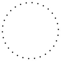 Example illustration - Spray pattern: Hollow cone