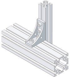 90° offset angle bracket, single version