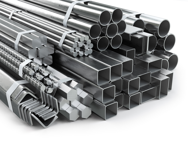 Various processing forms of steel