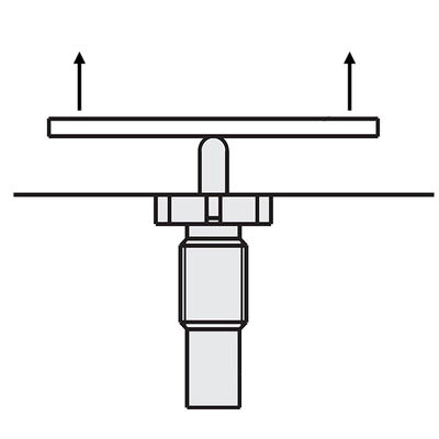 Example illustration - spring plunger as an ejector for small stamping tasks