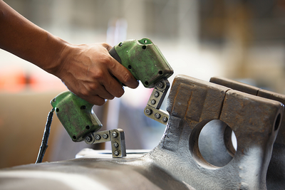 Magnetic particle inspection